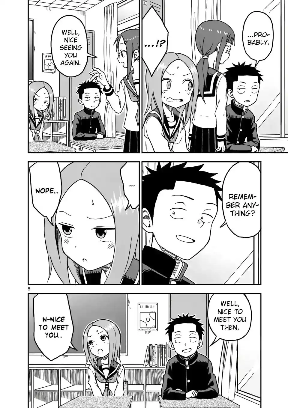 Karakai Jouzu no (Moto) Takagi-san Chapter 100 8